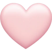 pastel pink heart sticker