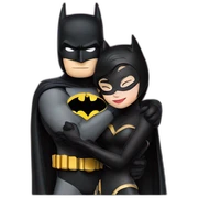batman and catwoman hugging sticker