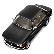 Vintage black bmw  sticker
