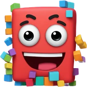 Numberblocks 5 sticker