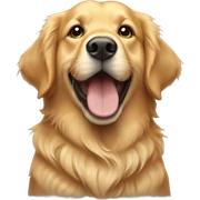 Golden retriever sticker