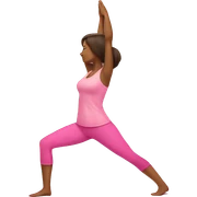 Pink yoga mat  sticker