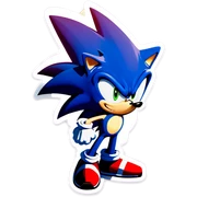 Sonic sticker