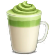 Matcha latte  sticker