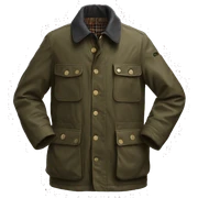 barbour jacket no man sticker