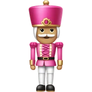 Pink nut cracker sticker