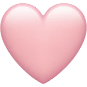baby pink heart sticker