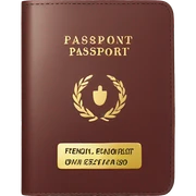 french passport sticker
