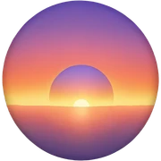 sunset  sticker