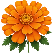 Cordeles de día de muertos color naranja  sticker