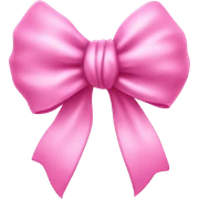 Pink bow  sticker