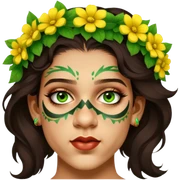 Flower-Crowned Dancer sticker