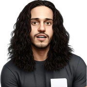 realistic portrait of a man sticker