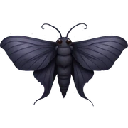 goth moth  sticker