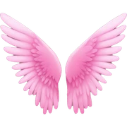 Pink wings  sticker