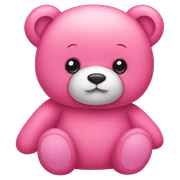Pink Teddy bear sticker