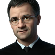 formal portrait of a guy sticker