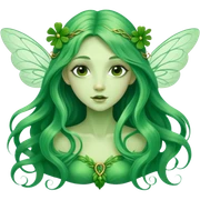 Irish fairy sticker