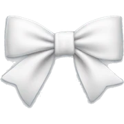 white bow sticker