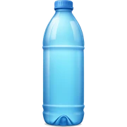 A bottle of water sticker