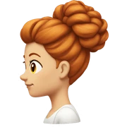 Redhead bun sticker
