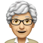  grandma, hearing loss sticker