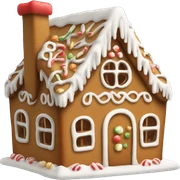 gingerbread house sticker