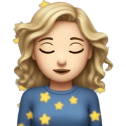 Sleep girl  sticker