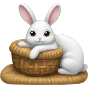 Cosy bunny  sticker
