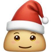 Cute Christmas hat sticker