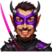 Demon-Horned Warrior sticker