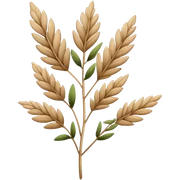 nature hearb beige sticker