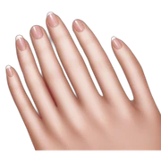 healthy natural nails sticker
