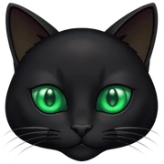Back cat  sticker