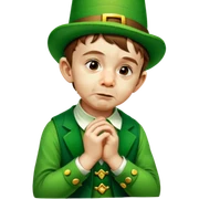Sad Leprechaun sticker