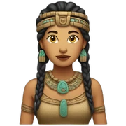 Mayan woman sticker