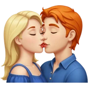 Crazy kiss sticker