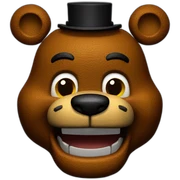 Freddy Fazbear animatronic sticker