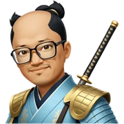 Elegant Samurai sticker