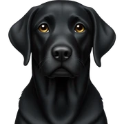 black lab black sticker