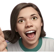 realistic portrait of a boy sticker