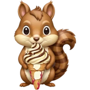 🍦+🐿 sticker