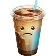 Iced coffee sticker
