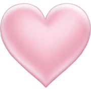 light pink love heart sticker