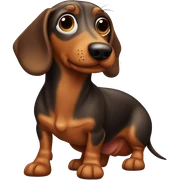 Wiener dog sticker