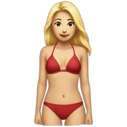Bikini sticker