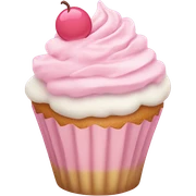 pastel pink cupcake  sticker