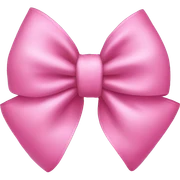 pink bow sticker