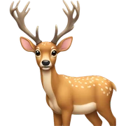 Deer sticker