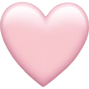 Light pink heart sticker